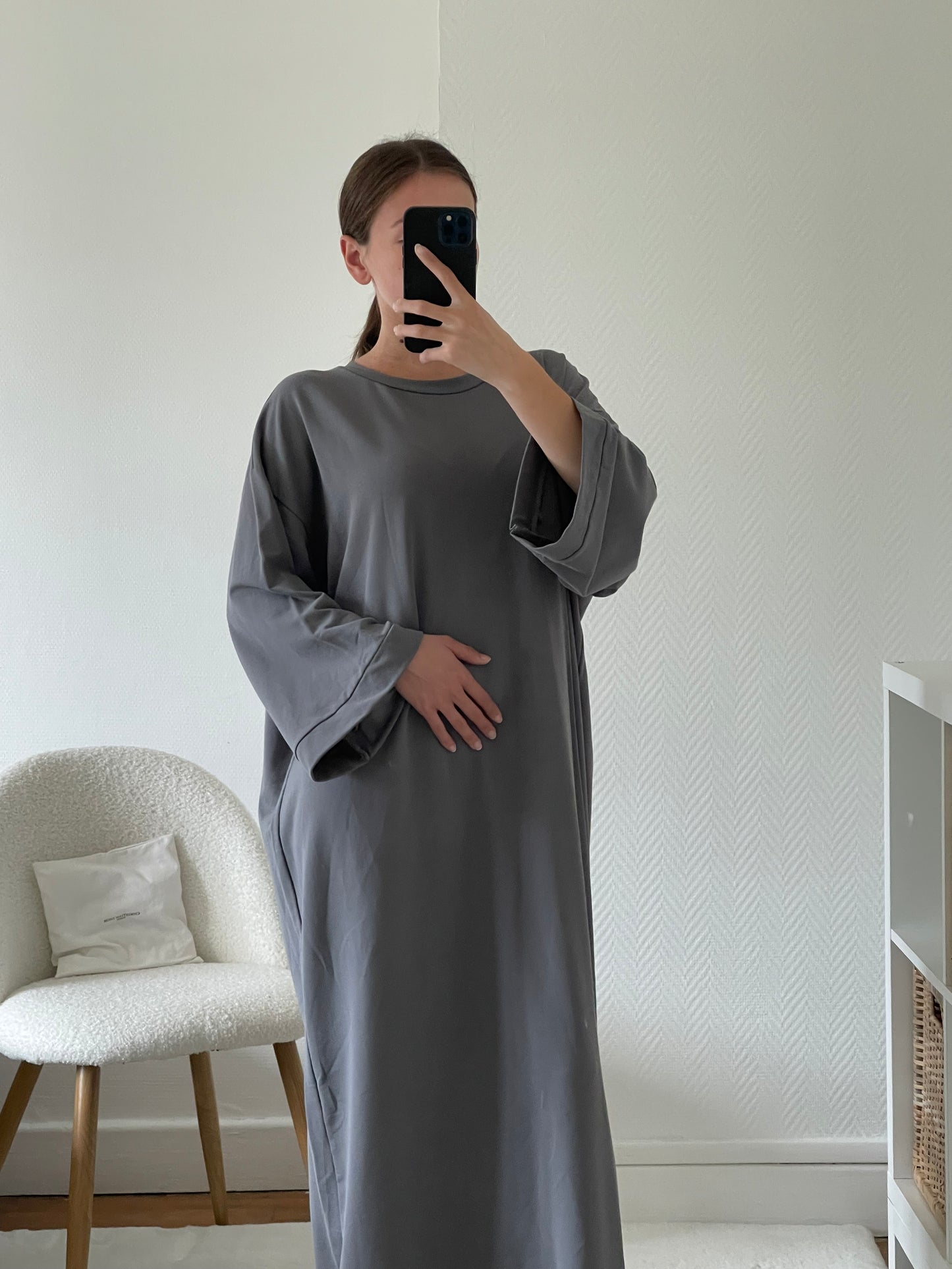 Robe longue over size