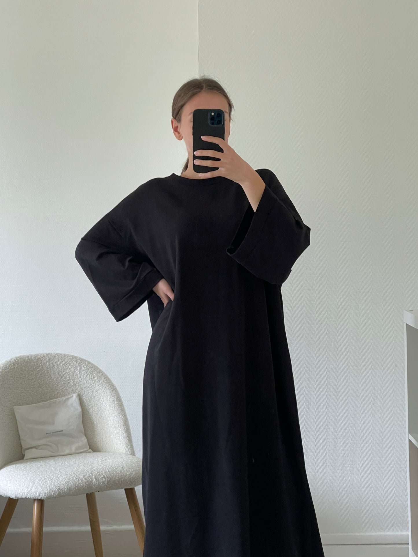 Robe longue over size