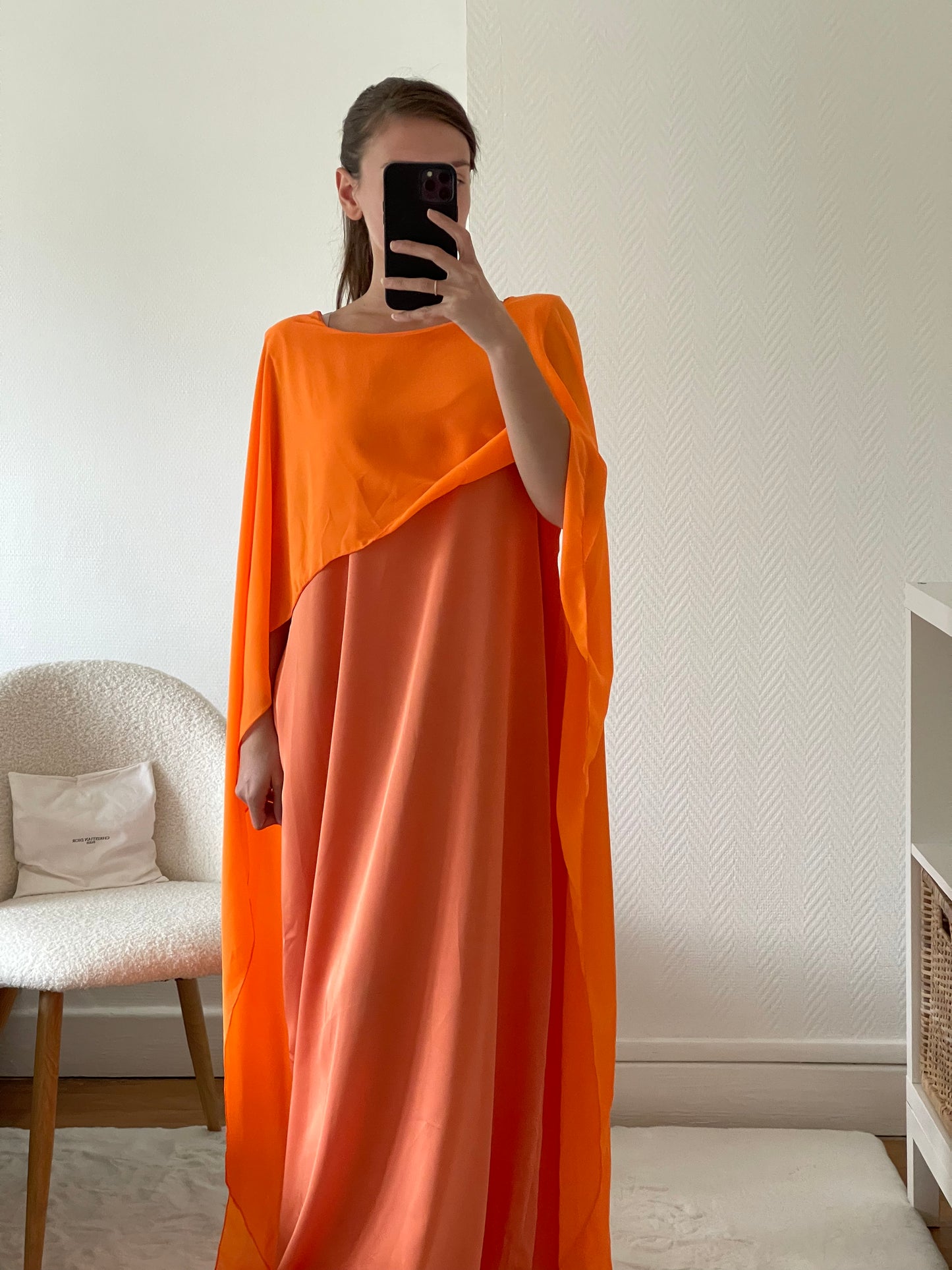 Robe orange Sarhla