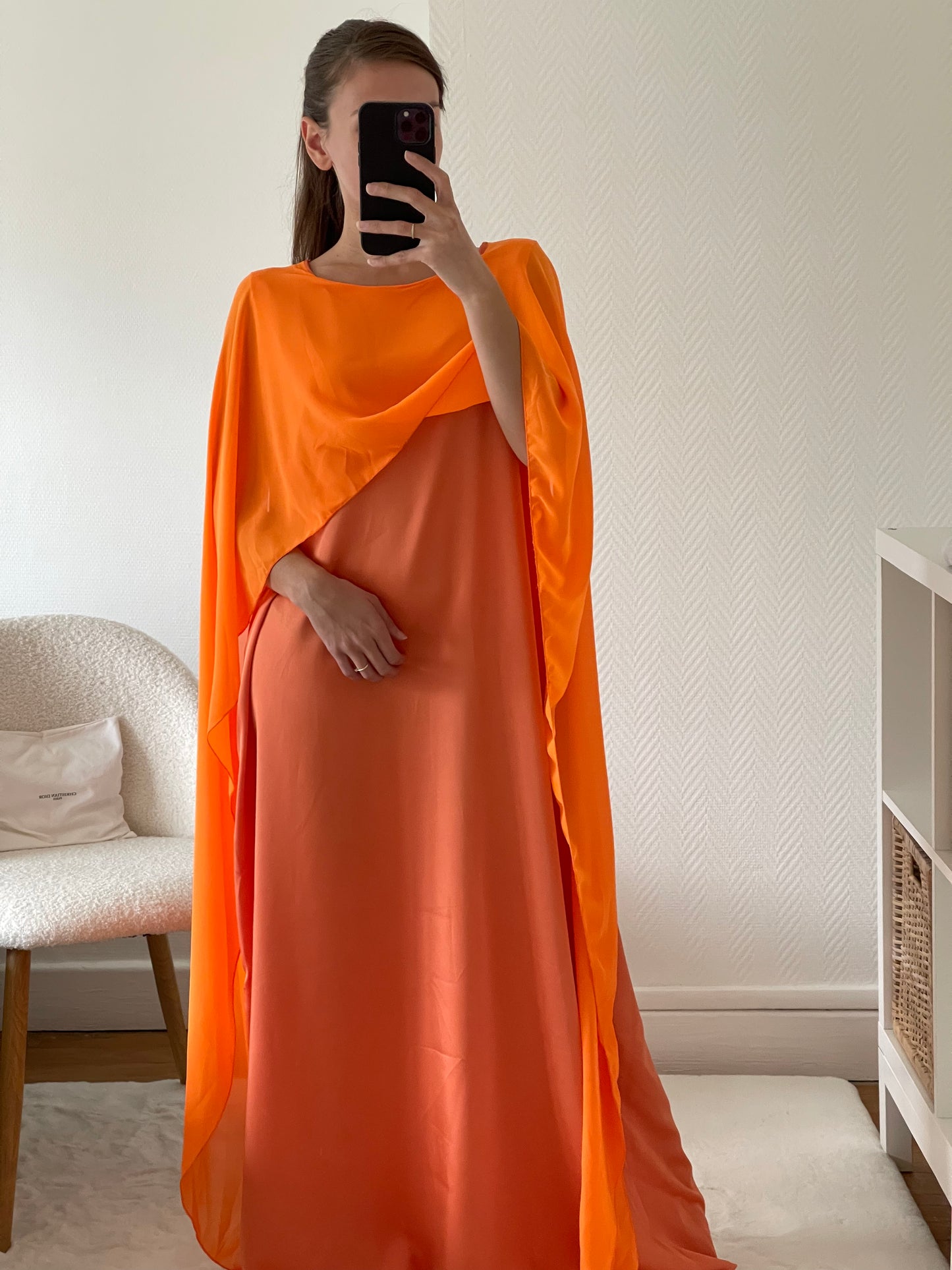 Robe orange Sarhla